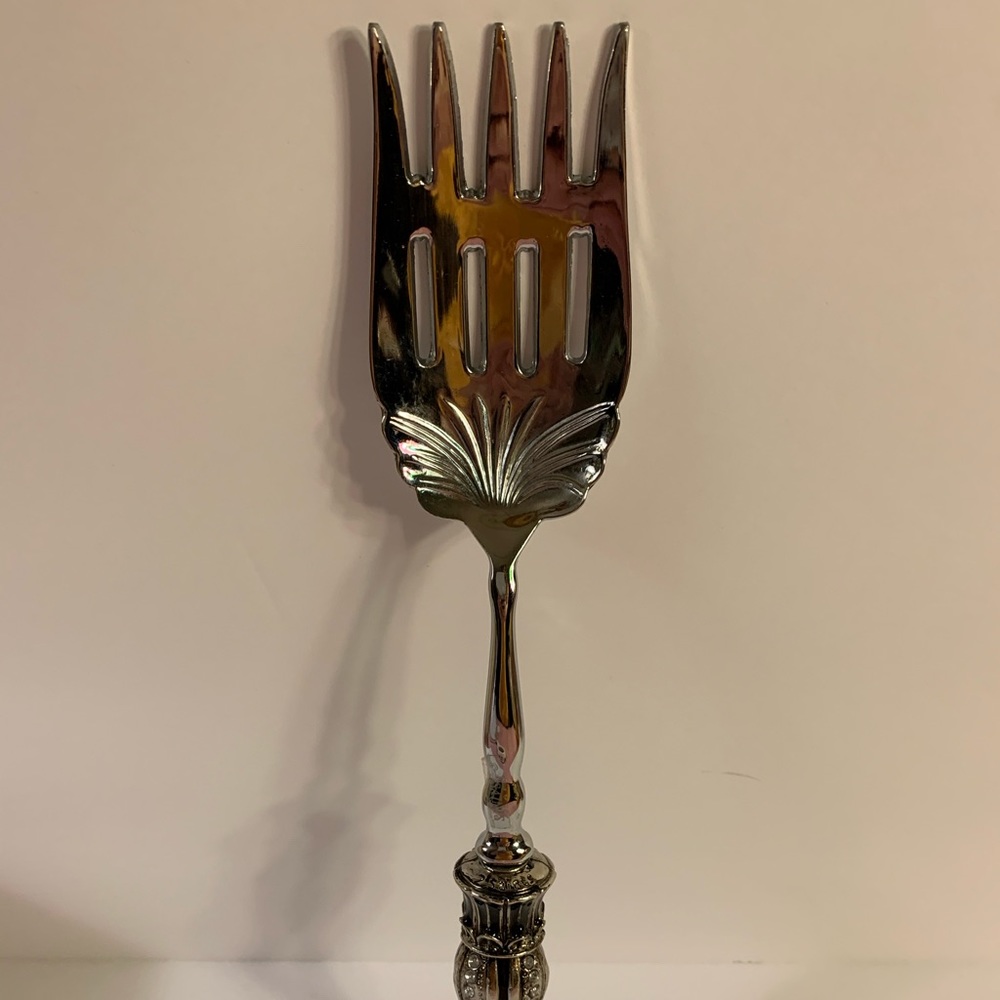 2 Saints Bejeweled Serving Fork